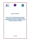 Results report data collection for baseline survey technical cooperation project for strengthening clinical training system for new graduate nurses