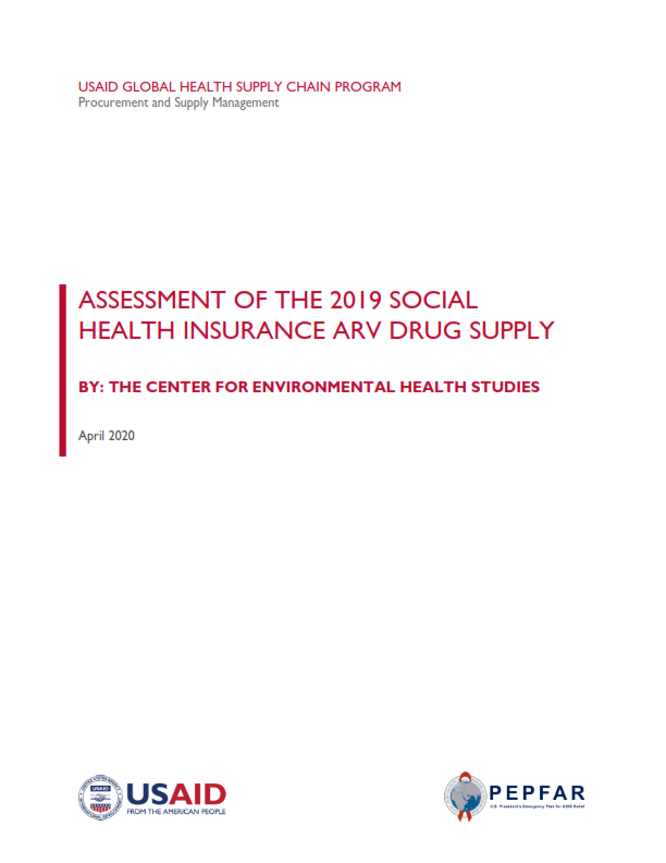 Assessment of the 2019 social health insurance ARV drug supply