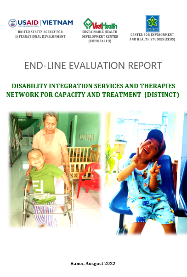 END-LINE EVALUATION REPORT DISABILITY INTEGRATION SERVICES AND THERAPIES NETWORK FOR CAPACITY AND TREATMENT (DISTINCT)